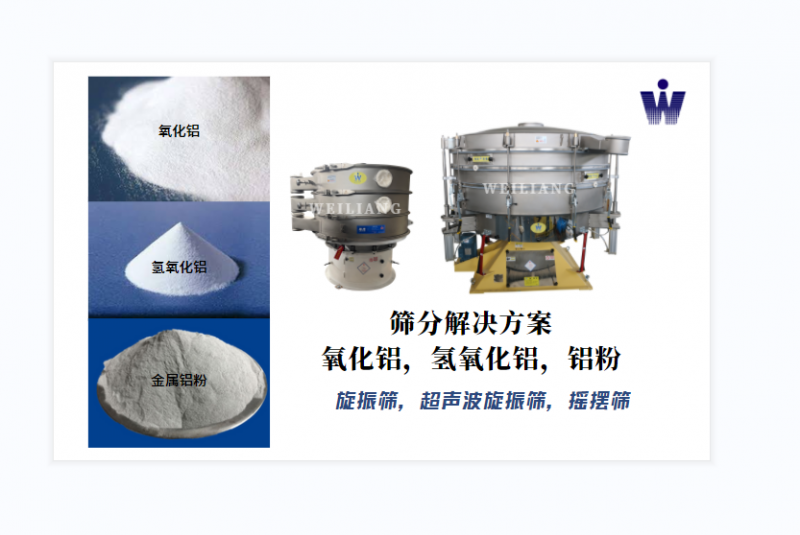 氧化鋁、氫氧化鋁、金屬鋁粉篩分案例
